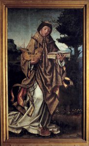Saint Vincent, patron de la ville de Lisbonne. Peinture de l
