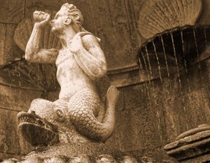 Fontaine de Triton, Santuário de Nossa Senhora dos Remédios, Lamego, Portugal 1738