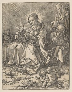 La Madone sur une berge herbeuse, 1526