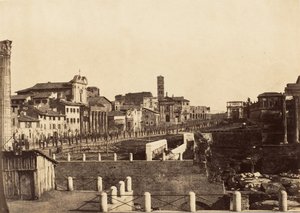 Le Forum, Rome, 1853-56 - Possibly by Jane Martha St. John.