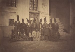 [Dans la mosquée de Damegan Les eunuques], 1850s - Possibly by Luigi Pesce.