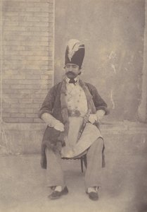 Naser al-Din Shah, vers 1855-1858 - Possibly by Luigi Pesce.
