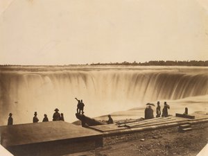 Chutes du Niagara, vers 1855
