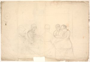 Groupe avec cinq figures assises - Poul S. Christiansen