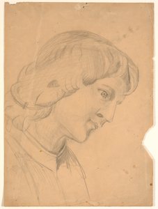 Tête. Étude pour un ange