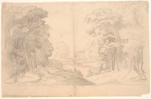 Paysage avec arbres - Poul S. Christiansen