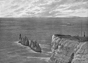 Les Aiguilles, Île de Wight, vers 1896
