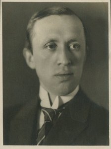 Portrait de Karel Capek - Prague . Photo studio Vanek