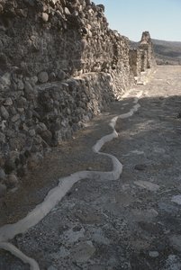 Vestiges des murs de la ville, période post-classique tardive - Pre Columbian