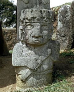 Sculpture mégalithique d