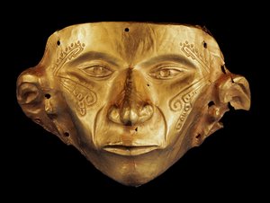 Masque précolombien du Parc Archéologique de Tierradentro