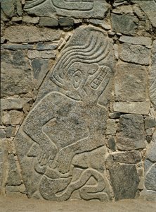 Mur avec relief d