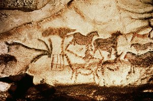Chevaux et cerfs des grottes d