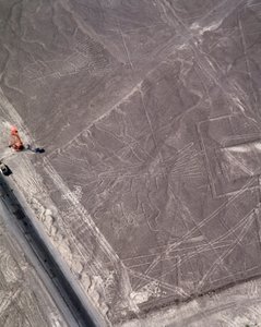 Vue aérienne des lignes de Nazca