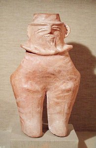 Vase anthropomorphe, civilisation Gumelnitza, 2500-2000 av. J.-C.