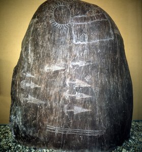 Civilisation des Camunni. Stèle de Bagnolo type 1 a - Prehistoric Prehistoric