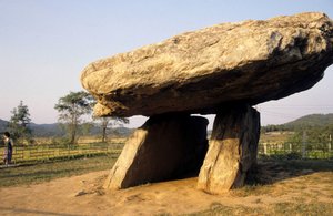 Dolmen à Kanghwa en Corée du Sud