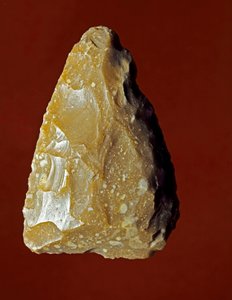 Préhistoire : outil de fabrication lithique de la culture campignienne, Gargano, Italie - Prehistoric Prehistoric