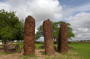 Préhistoire : cercle mégalithique de pierres de Wassu, Gambie - Prehistoric Prehistoric