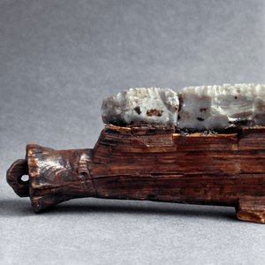 Préhistoire, culture de Polada : scie de la tourbière de Polada, Lonato. Âge du bronze. Rome, Museo Nazionale Preistorico Etnografico Luigi Pigorini