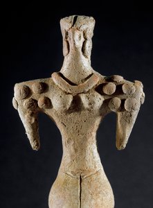 Préhistoire : statuette en argile d