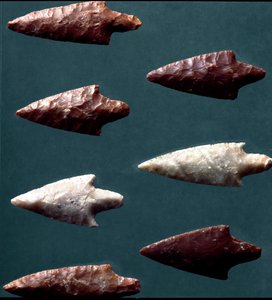 Préhistoire, culture de Rinaldone : flèches de la nécropole de Rinaldone - Prehistoric Prehistoric