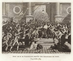 La mort de Jacques de Flesselles