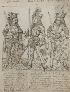 Josué, Roi David et Judas Maccabée - Primary Master of the Strassburg Chronicle