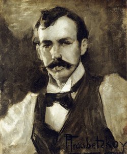 Portrait du peintre, Sir Jebusa Shannon, R.A. - Prince Paul Petrovic Troubetzkoy