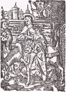 La Fuite en Égypte - Probably French 16th Century