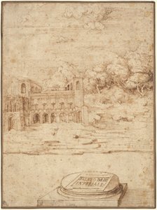 La Villa Imperiale - Probably Titian Venetian 16th Century