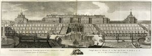 Vue du Grand Palais à Peterhof, 1761 - Prokofy Artemyevich Artemyev