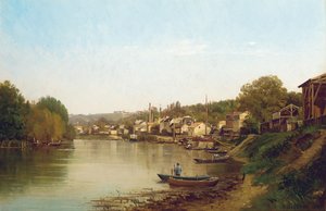 Aux bords de la Seine à Meudon - Prosper Galerne