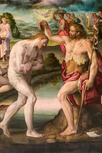 Le Baptême du Christ par Jean
