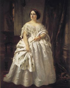 Teodora Lamadrid (1821-1886). Actrice espagnole - Prudent Louis Leray