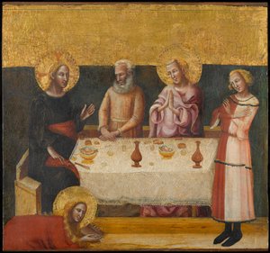 Marie-Madeleine lavant les pieds du Christ - Pseudo Jacopino di Francesco