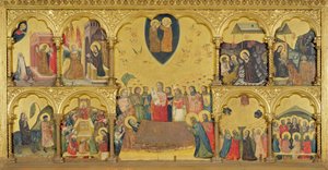 Polyptyque de la Dormition de la Vierge - Pseudo Jacopino di Francesco