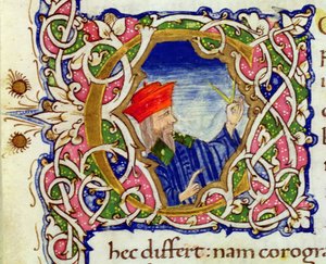 Ms Lat 463 fol.21r Initiale historiée 