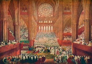 Le couronnement du roi George IV à l