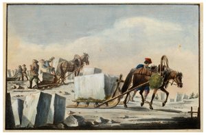 Fendage de glace, 1825 - Pyotr Alexandrov