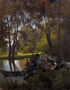 Déjeuner au parc - Pyotr Alexandrovich Sukhodolsky
