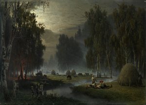 Faneurs. Repos du soir - Pyotr Alexandrovich Sukhodolsky