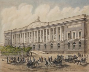 La Bibliothèque publique impériale à Saint-Pétersbourg, années 1840