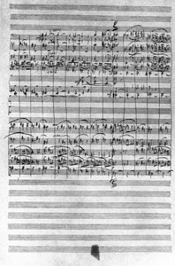 Manuscrit de la partition du ballet Casse-Noisette par Piotr Ilitch Tchaïkovski - Pyotr Ilyich Tchaikovsky