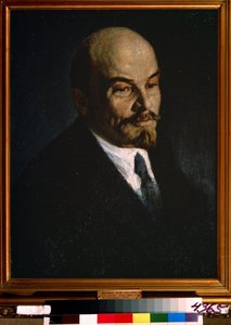 Portrait de Vladimir Lénine - Pyotr Ivanovich Kelin