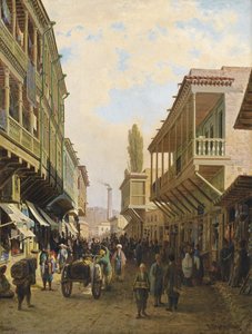 Une rue à Tiflis