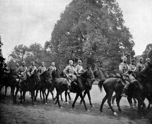 Hussards danois à Bernsdorff, 1908 - Queen Alexandra