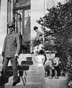 Le Roi Christian IX de Danemark 1818-1906 et le Prince Frédéric 1868-1940, 1904 - Queen Alexandra