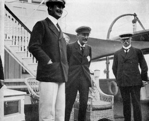 Sir Charles Hardinge, Sir Arthur Nicolson et le général Sir John French, 1908 - Queen Alexandra