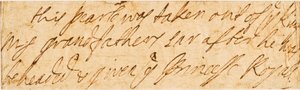 Note manuscrite
